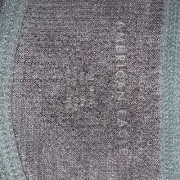 See through blue/green crop top - Picture 4 of 4